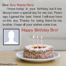 Big Brother Birthday Cake For Brother With Name Happy Birthday Wishes For Brother On Faceook Whatsapp In 2020 Birthday Wishes For Brother Happy Birthday Status Birthday Cake For Brother