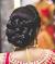Indian Wedding Bun Hairstyles With Flowers