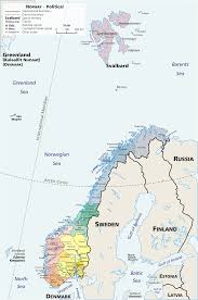 Detailed map of norway and neighboring countries. Regions Of Norway Wikipedia