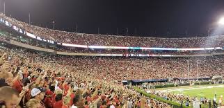 Light Up Sanford Stadium Georgia 41 Vanderbilt 13 Homecoming 2018 Sanford Stadium Georgia Bulldogs Stadium