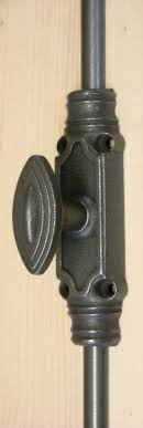 Crémone or crémone bolt is a type of decorative hardware used as a locking device to fasten a pair of swinging windows or casement window. Dressing Up My China Cabinet With A Cremone Bolt Driven By Decor