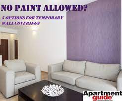 We asked paint experts to share the best tips for choosing the right color for your room. No Paint Allowed 11 Options For Temporary Wall Coverings Apartmentguide Com Apartment Walls Temporary Wall Covering Apartment Decor