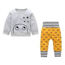 Amazon Com Baby Boys Clothes Set Long Sleeve Sweatshirt