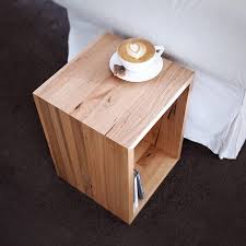 Cube Side Table Accent Table Bedside Table Wooden Coffee Etsy In 2020 Cube Side Table Wooden Bedside Table Bedside Table