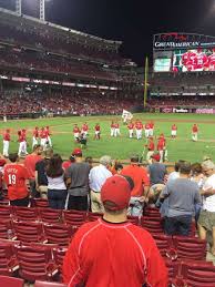 Great American Ball Park Section 129 Home Of Cincinnati Reds