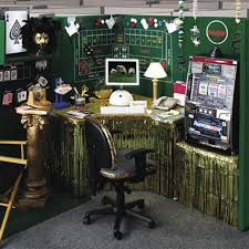 Cover all surfaces in blue saran wrap, fabric, or wrapping paper and start adding fish and sea creature knick knacks as you can find. 25 Cubicles Cooler Than Yours Cbs News