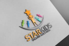 Star Kids Logo Kids Logo Custom Logo Design Template Design