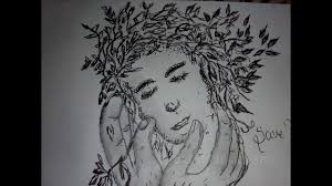 How To Draw Mother Nature Drawing Abstract Drawing With Black Pen And Pencil Youtube How to draw easy step by step / art drawing tutorial #3.