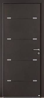 Grâce à la personnalisation solabaie, il a pu opter pour l'option de la bicoloration d'un point de vue esthétique : 23 Idees De Portes Porte En Bois Portes En Bois Modernes Portes