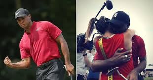 Team and erica herman look on during saturday. Simply The Best After Years Of Scandal And Ridicule Tiger Woods Finds Victory And Love In The Arms Of Girlfriend Erica Herman Meaww