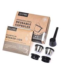The capsules are significantly more each nespresso capsule contains about 7 grams of different coffee blend depending on the capsule type. Best 5 Nespresso Reusable Pods The Environment Will Thank You