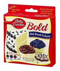 Amazon Com Betty Crocker Bold Gel Food Colors Black Dk