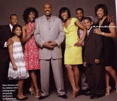 Steve Harvey Loves His Blended Family Black Celebrity Kids Celebrity Kids Celebrity Families