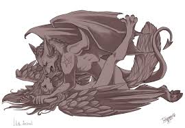 Angel and dragon tattoo