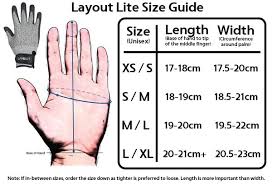 Also, the glove will loosen as you wear it. Sizing Chart For Layout Classic And Layout Lite Layout Ultimate