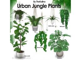Kalino Thesims Urban Jungle Plants The Sims 4 Download Simsdomination Sims 4 Sims Sims 4 Bedroom