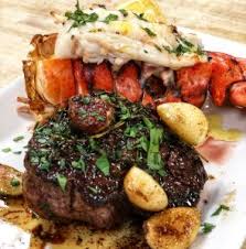 This location i found out was bought by a long time waitress of 30 years, her daughter chelsea was our server. Surf Turf Filet And Lobster Tail Charlotte Special For Two Carolina Meat Fish Co