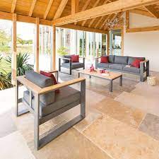 Leader en mobilier de jardin et produits pour l'extérieur de l'habitat. Salon De Jardin Emperia Grau 4 Teilig Gartenmobel Loungemobel Eminza