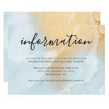 Glam Pastel Blue And Gold Marble Information Enclosure Card Zazzle Com Glam Gifts Elegant Invitations Invitation Card Design