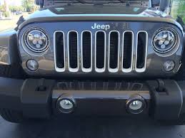 Led Halo Headlight Upgrade On A Jeep Jk
