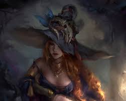 All hallows eve by nanfe on deviantart. Witch Fantasy Luminos Girl Halloween Jingyu Wen Hat Art Frumusete Dark Hd Wallpaper Peakpx