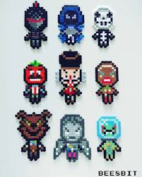 Image Result For Fortnite Perler Beads Patterns Perler Bead Art Hama Beads Patterns Melty Bead Patterns
