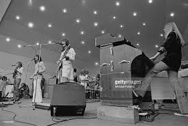A landmark of south london's crystal palace park, this sculptural corten steel stage by ian ritchie architects was a nominee for the 1998 stirling prize. English Progressive Rock Group Yes Performing At A Crystal Palace Progressive Rock Yes Band Rock Groups