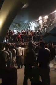 A man filmed himself clinging to a us air force plane ready to takeoff at kabul's airport. V1nppqoabsu8m