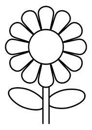 Kleurplaat makkelijk / kleurplaat op maat maakt kleurplaten voor volwassenen. Kleurplaat Bloem Afb 19246 Bloem Kleurplaten Kleurplaten Knutselen Thema Lente