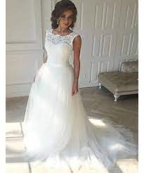 A Line Scoop Neckline Lace Sleeveless Long Wedding Dresses Wd079 Bridal Dresses Lace Online Wedding Dress Cheap Wedding Dresses Online