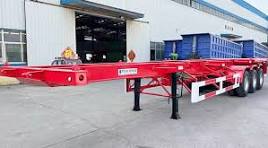 40Ft Tri Axle Container Skeletal Trailer