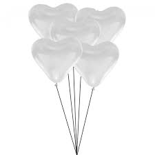5 Balloons Clipart Black And White Herzs White Each Of These 5 White Heart Balloons Has A Circumference Of 60 Cm 5 Pieces In One Package Balloon Delivery Balloons Balloons Online