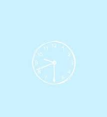 Pastel Blue Clock Icon Blue Clocks Clock Icon App Icon