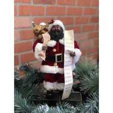 Santa's workshop 5617 african american santa with his list figurine, 12, multi 4.5 out of 5 stars 45. The Holiday Aisle African American Santa With His List Figurine Reviews