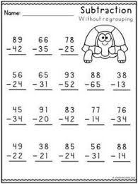 Review and practice addition and subtraction with this free printable worksheets for kids. 1st Grade Math A Dish On And Subtract 2 Digit Adding 2 Digit Numbers 1st Grade 2nd Grade 1st Grade 2nd Grade Math Worksheet Greatschools Use Strategies Such As Counting On Antonie Male