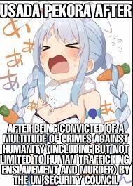 Pekora war criminal : r/Hololive