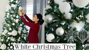 White Christmas Ornaments Christmas Tree Decorating How To White Christmas Tree Youtube