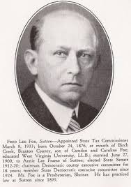 Judge Fred Lee Fox (1876-1952)