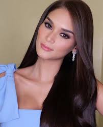 Pia Wurtzbach Soft Glam Makeup Look Beautiful Long Hair Hair Beauty Hair Inspiration