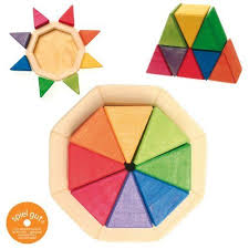 Robot Check Wooden Rainbow Rainbow Octagon