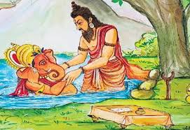 महाभारत लिखते समय बढ़ गया था गणेशजी के शरीर का तापमान, तभी से शुरू हुई  विसर्जन की परंपरा | Ganesha's body temperature had increased while writing  Mahabharata, since then the immer