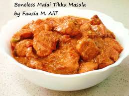 I prefer not to use chat masala as we are not big fans of it at my place, but if you want you can add 1 tsp. Boneless Malai Tikka Masala Fauzia S Kitchen Fun