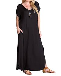 Maybe you would like to learn more about one of these? Rotita Womens Plus Size Short Sleeve V Neck Dress Casual Pregnant Loose Maxi Dresses Buy Online In Bahamas At Bahamas Desertcart Com Productid 61528108
