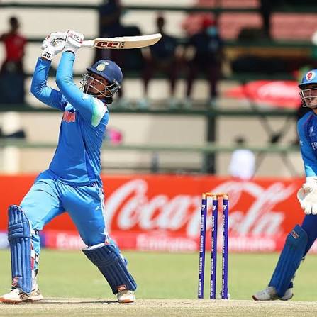 What a start from Vaibhav Suryavanshi in the semifinal. He has raced to his  fifty off just 24 balls. #Cricket #VaibhavSuryavanshi #India #Afghanistan  #Under19WorldCup