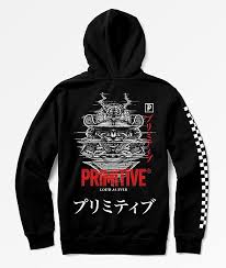 primitive samurai black hoodie