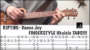 You're gonna sing the words wrong. Riptide Vance Joy Fingerstyle Ukulele Tutorial Youtube