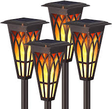 Check spelling or type a new query. Buy Solar Torch Lights Solar Flame Torch Lights Outdoor 4 Pack 2 Modes Always On Flickering Flame Matte Lampshade Auto On Off Pathway Lights Solar Powered Stainless Steel Ip65 Waterproof Path Beach Yard Online In Turkey
