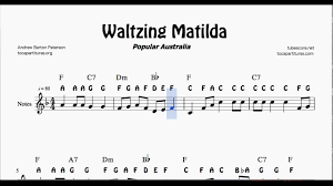 Download waltzing matilda sheet music pdf for advanced level now available in our sheet music library. Waltzing Matilda Notes Sheet Music For Flute Violin Oboe Youtube