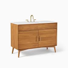 Mid Century Single Bathroom Vanity 24