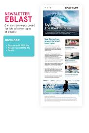 Newsletter Eblast Html Psd Email Template Design Email Templates Psd